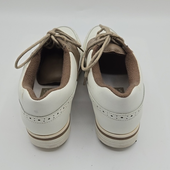 Stylo | White And Brown Leather Women's Golf Shoes Size 7.5 - Picture 3 of 11